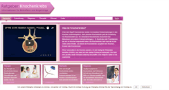 Desktop Screenshot of knochenkrebs.net